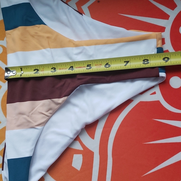 NWT Roxy bikini bottom - Andorra warm stripes - Picture 10 of 11